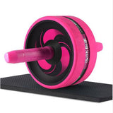 New 2 in 1 Ab Roller&Jump Rope No Noise Abdominal Wheel Ab Roller with Mat For Arm Waist Leg Exercise Gym Fitness Equipment - Dollarwoods