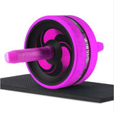 New 2 in 1 Ab Roller&Jump Rope No Noise Abdominal Wheel Ab Roller with Mat For Arm Waist Leg Exercise Gym Fitness Equipment - Dollarwoods