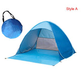 Automatic Sun Shelters Beach Tent UV Protection Pop Up Tents Sun Shade Awning Camping Outdoor Hiking Travel Shelter X318B - Dollarwoods