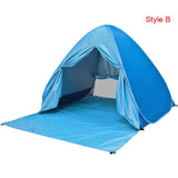 Automatic Sun Shelters Beach Tent UV Protection Pop Up Tents Sun Shade Awning Camping Outdoor Hiking Travel Shelter X318B - Dollarwoods