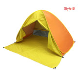 Automatic Sun Shelters Beach Tent UV Protection Pop Up Tents Sun Shade Awning Camping Outdoor Hiking Travel Shelter X318B - Dollarwoods