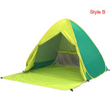 Automatic Sun Shelters Beach Tent UV Protection Pop Up Tents Sun Shade Awning Camping Outdoor Hiking Travel Shelter X318B - Dollarwoods