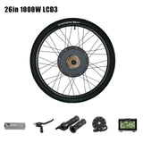 Electric Bike Conversion Kit 26" Bicycle Rear Wheel 1500W 1000W 48VHub Motor PASIONEBIKE - Dollarwoods