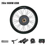 Electric Bike Conversion Kit 26" Bicycle Rear Wheel 1500W 1000W 48VHub Motor PASIONEBIKE - Dollarwoods