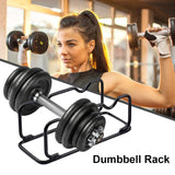 Vertical Dumbbell Rack Compact Durable Barbell Storage Stand Strengthened Steel Bracket For Home Office Fitness Equipment - Dollarwoods