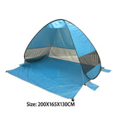 Automatic Sun Shelters Beach Tent UV Protection Pop Up Tents Sun Shade Awning Camping Outdoor Hiking Travel Shelter X318B - Dollarwoods