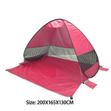 Automatic Sun Shelters Beach Tent UV Protection Pop Up Tents Sun Shade Awning Camping Outdoor Hiking Travel Shelter X318B - Dollarwoods
