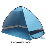 Automatic Sun Shelters Beach Tent UV Protection Pop Up Tents Sun Shade Awning Camping Outdoor Hiking Travel Shelter X318B - Dollarwoods