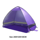 Automatic Sun Shelters Beach Tent UV Protection Pop Up Tents Sun Shade Awning Camping Outdoor Hiking Travel Shelter X318B - Dollarwoods