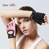 REXCHI Professional Gym Fitness Gloves Power Weight Lifting Women Men Crossfit Workout Bodybuilding Half Finger Hand Protector - Dollarwoods
