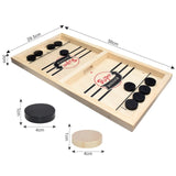 Table Hockey Game Family Table Board Games Catapult Chess Parent-child Interactive Toy Fast Sling Puck Game Ice Hockey Games - Dollarwoods