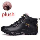 MIXIDELAI New Road Track 2020 Men Snow Boots Waterproof Men Footwear Winter Ankle Boots Fur Breathable Men Winter Shoes 3 Colors - Dollarwoods