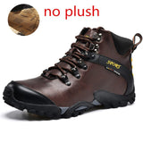 MIXIDELAI New Road Track 2020 Men Snow Boots Waterproof Men Footwear Winter Ankle Boots Fur Breathable Men Winter Shoes 3 Colors - Dollarwoods