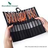 Boundless Voyage 6 Pcs Tent Pegs Aluminium Titanium Tent stakes Windproof Outdoor Traveling Tent Accessories 20 24 30 35 40 cm - Dollarwoods
