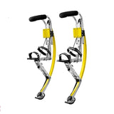 Kangaroo Hopping for adults Weight is 110~150 lbs/50~70kg YELLOW Color jump stilts/skyrunner/kangaroo Jump-shoes/Flying Shoes - Dollarwoods