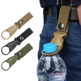Military Multifunctional Buckle Webbing Straps High Strength Nylon Molle Water Bottle Carabiner Belt Hanging Keychain Key Hook - Dollarwoods